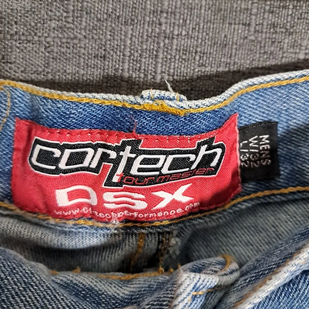 Cortech Tourmaster DSX Rider Blues Jeans Mens 32x32 Blue Denim Motorcycle Riding